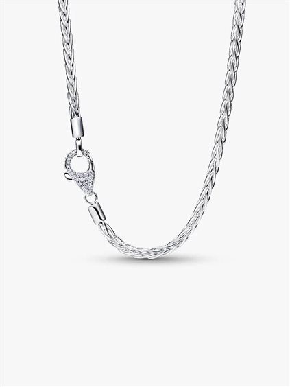 Collana Pandora Donna Charm Holders in Argento Cubic Zirconia 394463C01-45 - 394463C01-45